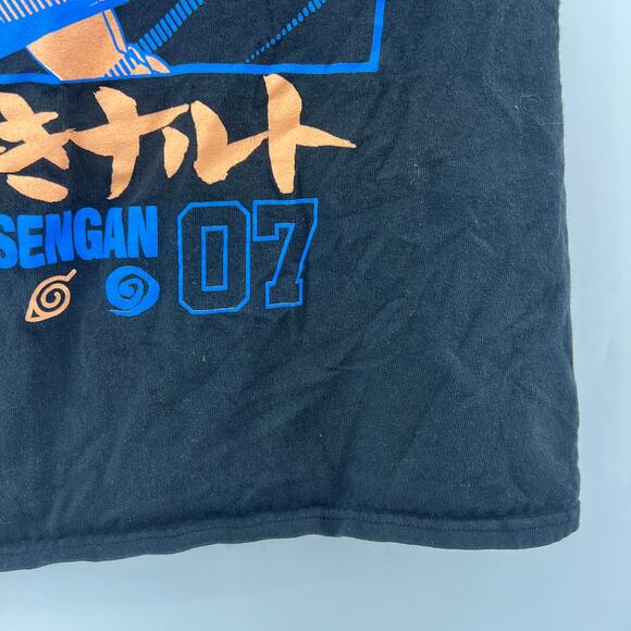 NARUTO MEDIUM Shippuden Unisex Black Rasengan 07 Short Sleeve Tee Shirt T-Shirt - Picture 6 of 7